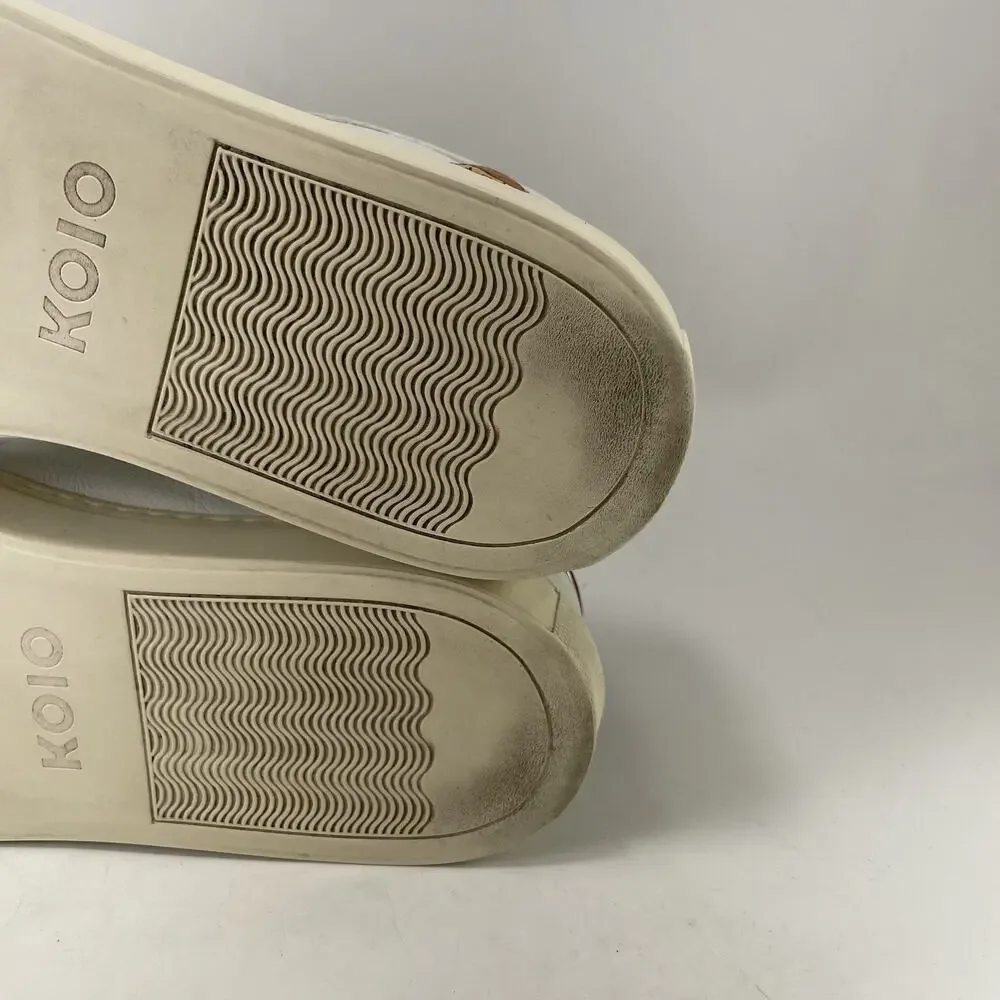 Koio Capri Womens Size 9 EU 39 White Leather Low Top Luxury Sneakers Italy